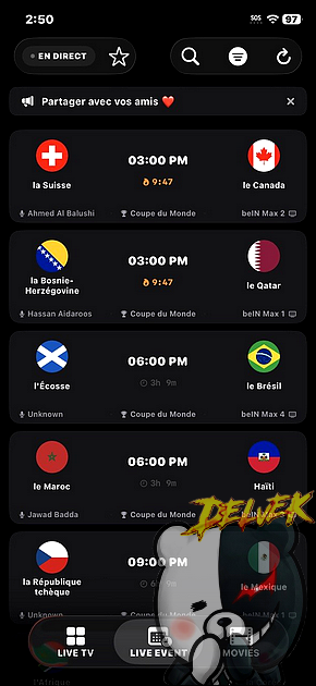 YacynTV iPhone screenshot 3