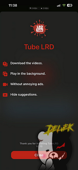 YouTube+ (LRD) screenshot 1