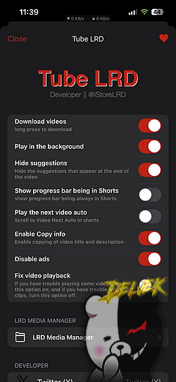 YouTube+ (LRD) screenshot 3