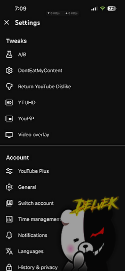 YouTube+ (YP) screenshot 2